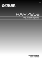 Yamaha RXV-795-A - Owners Manual 